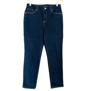 Chico's So Slimming Midnight Blue Skinny Ankle Jeans C201